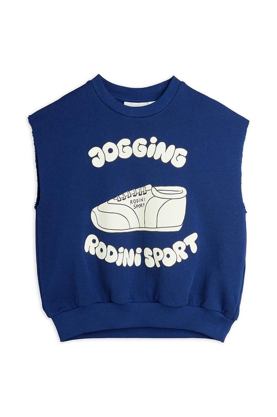 Παιδικό βαμβακερό τοπ Mini Rodini Jogging σκούρο μπλε