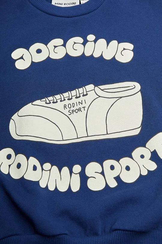 blu navy Mini Rodini top di cotone bambino  Jogging