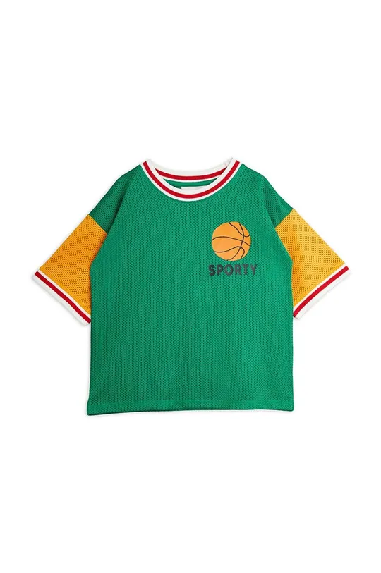 πράσινο Παιδικό μπλουζάκι Mini Rodini Basket Παιδικά