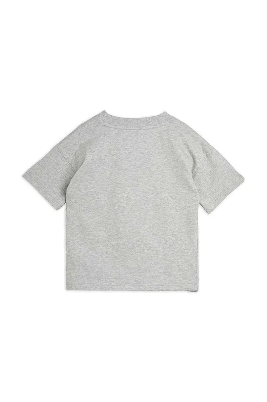 Детская хлопковая футболка Mini Rodini серый