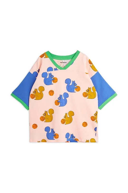 viacfarebná Detské bavlnené tričko Mini Rodini Squirrel Detský