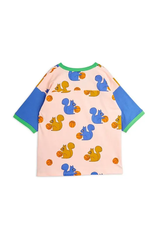 Dječja pamučna majica kratkih rukava Mini Rodini Squirrel šarena
