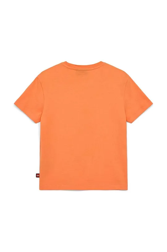 Otroška bombažna kratka majica Lego oranžna