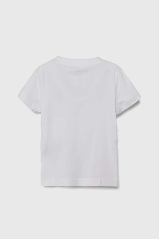 Παιδικό βαμβακερό μπλουζάκι Converse λευκό