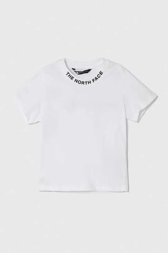 λευκό Βαμβακερό μπλουζάκι The North Face NEW SS ZUMU TEE Παιδικά