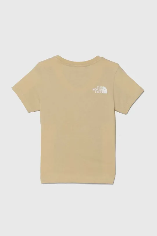 Otroška bombažna kratka majica The North Face NEW GRAPHIC TEE bež