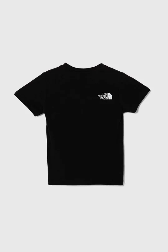 The North Face t-shirt in cotone per bambini NEW GRAPHIC TEE nero