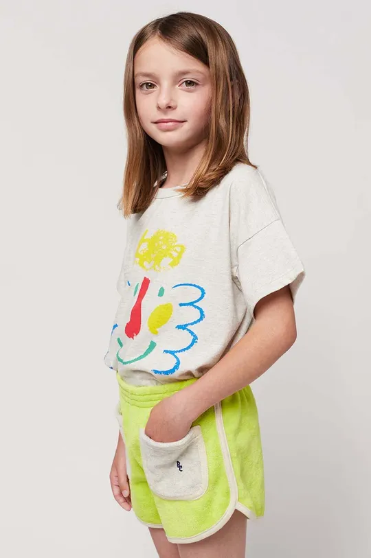 sivá Detské bavlnené tričko Bobo Choses Detský