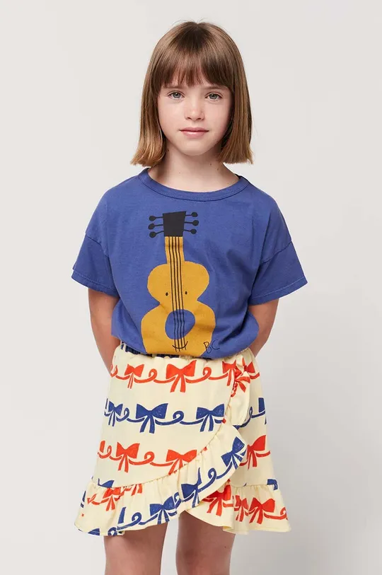 μπλε Παιδικό βαμβακερό μπλουζάκι Bobo Choses Παιδικά