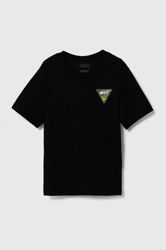 črna Otroška bombažna kratka majica Vans ALIEN PEACE BFF Otroški