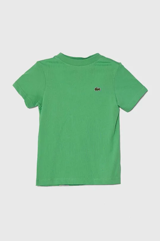 zelena Otroška bombažna kratka majica Lacoste Otroški
