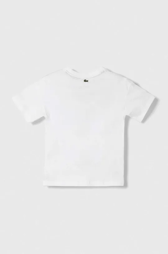 Lacoste t-shirt bawełniany dziecięcy biały