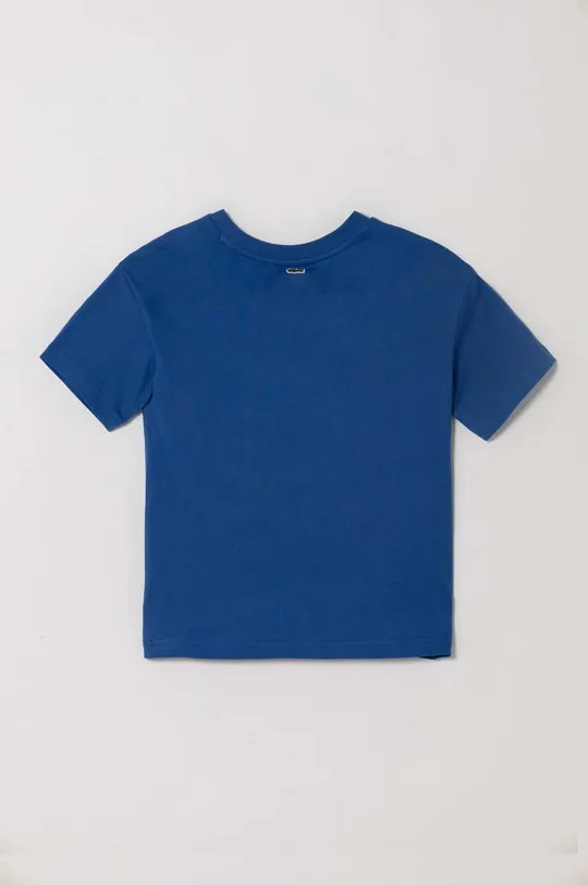 Lacoste t-shirt in cotone per bambini blu