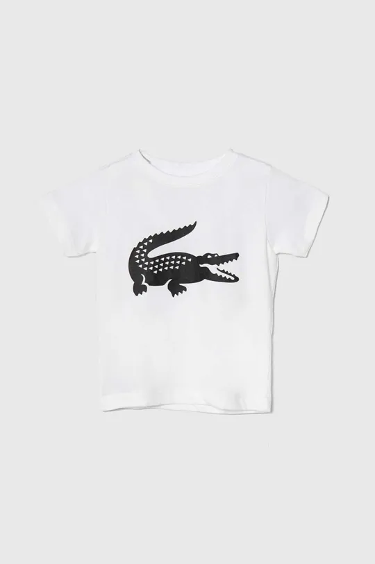 biały Lacoste t-shirt dziecięcy Dziecięcy