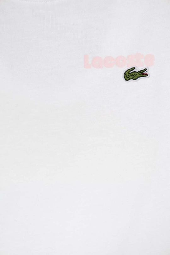 Lacoste t-shirt bawełniany dziecięcy Materiał zasadniczy: 100 % Bawełna, Ściągacz: 96 % Bawełna, 4 % Elastan