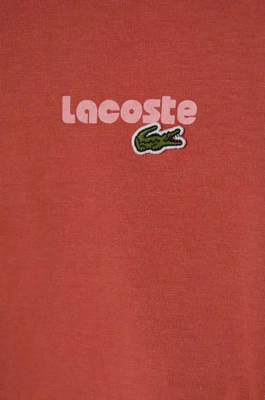 Detské bavlnené tričko Lacoste Základná látka: 100 % Bavlna Elastická manžeta: 96 % Bavlna, 4 % Elastan