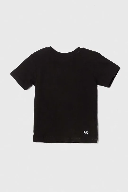 Otroška kratka majica Lacoste črna
