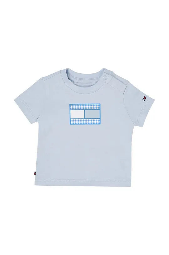 niebieski Tommy Hilfiger t-shirt niemowlęcy Dziecięcy