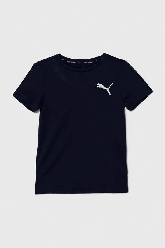 тёмно-синий Детская футболка Puma ACTIVE Small Logo Tee B Детский