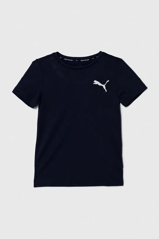 granatowy Puma t-shirt dziecięcy ACTIVE Small Logo Tee B Dziecięcy