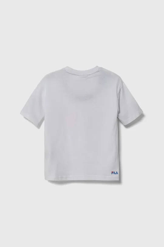 Otroška bombažna kratka majica Fila LAABER bela
