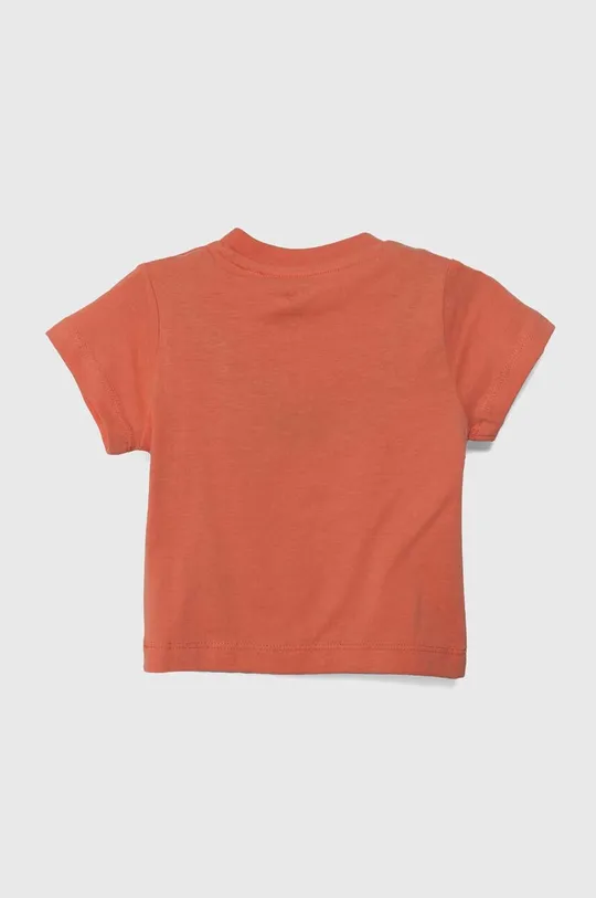 Бавовняна футболка для немовлят zippy помаранчевий
