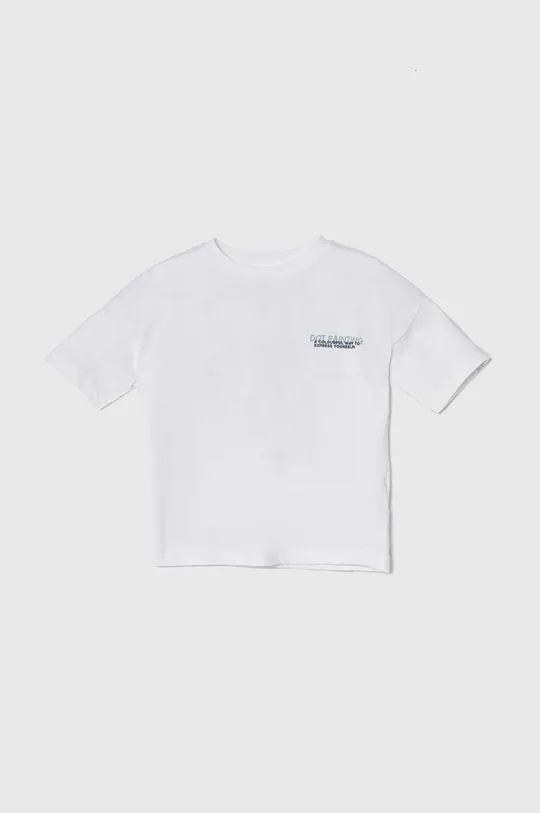 Детская хлопковая футболка zippy белый