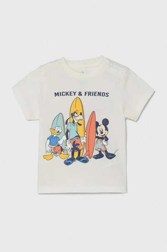 beżowy zippy t-shirt bawełniany niemowlęcy x Disney Dziecięcy
