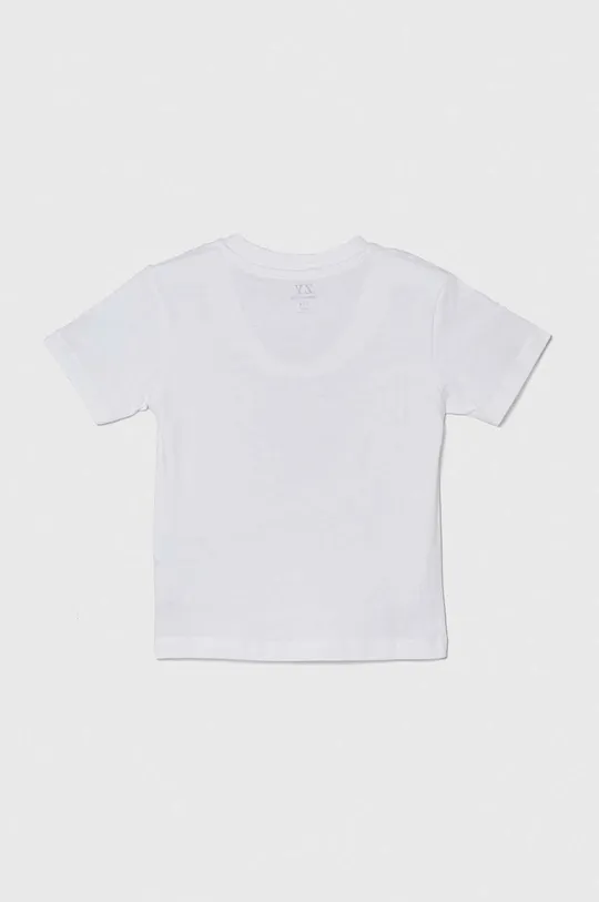 Detské bavlnené tričko zippy biela
