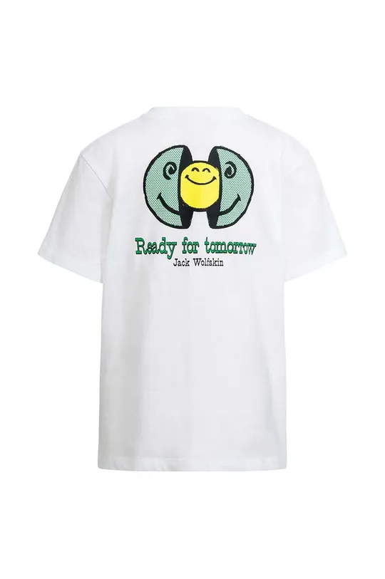 Παιδικό βαμβακερό μπλουζάκι Jack Wolfskin SMILEYWORLD 100% Οργανικό βαμβάκι