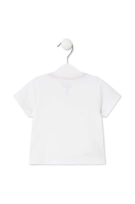 Tous t-shirt in cotone per bambini bianco