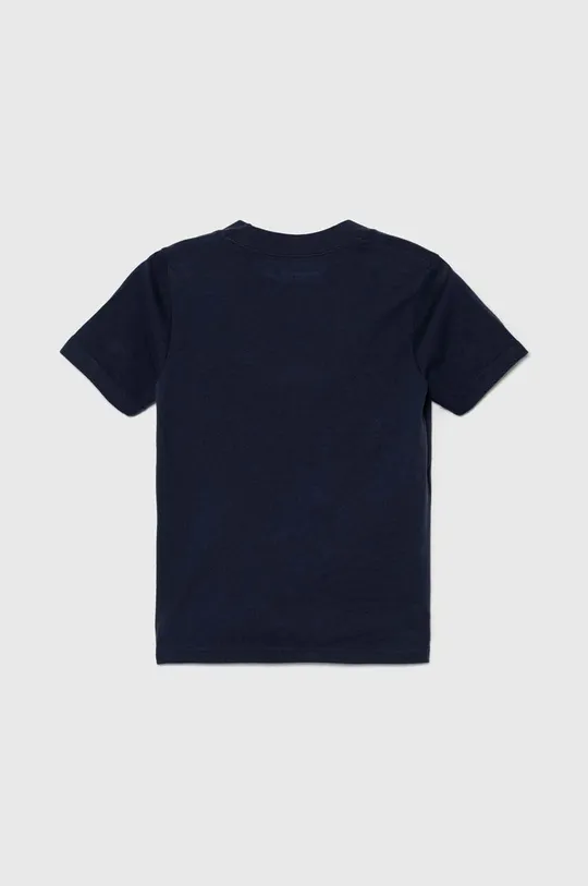 Otroška kratka majica Abercrombie & Fitch mornarsko modra