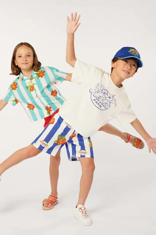 Kenzo Kids t-shirt bawełniany dziecięcy Dziecięcy