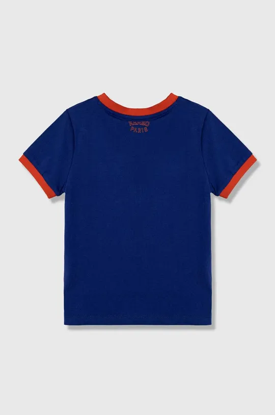modra Otroška bombažna kratka majica Kenzo Kids
