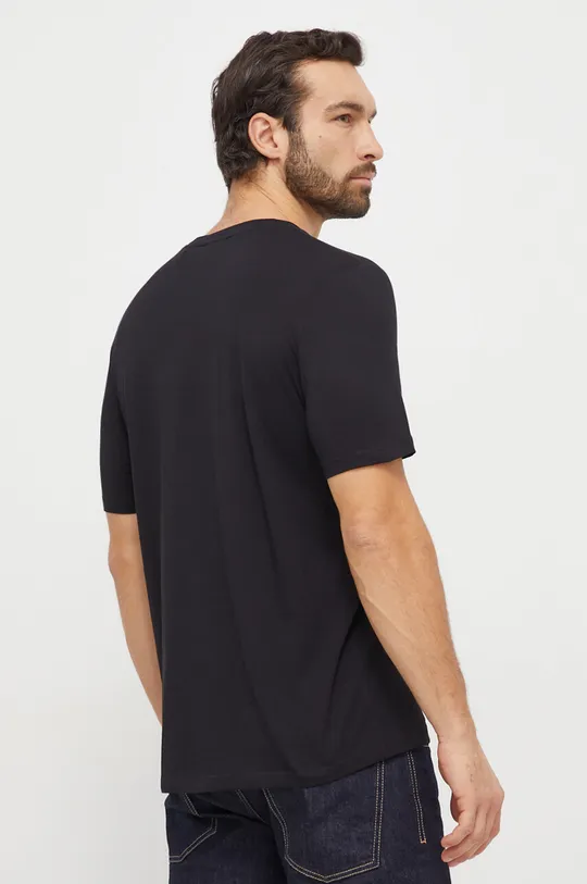 HUGO t-shirt bawełniany czarny