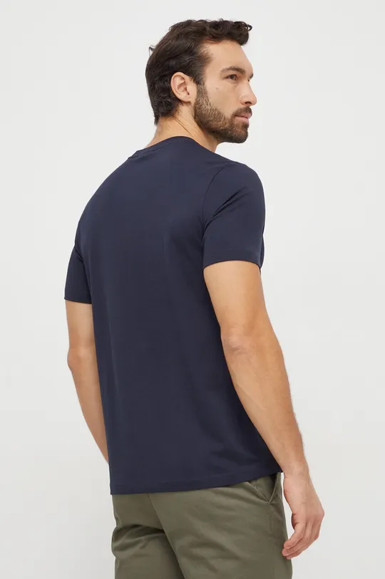 HUGO t-shirt in cotone blu navy