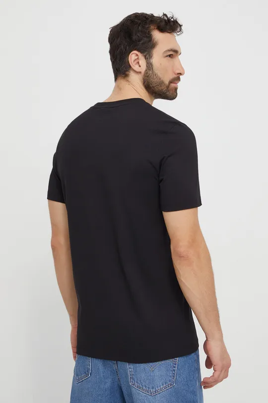 Bavlnené tričko HUGO čierna
