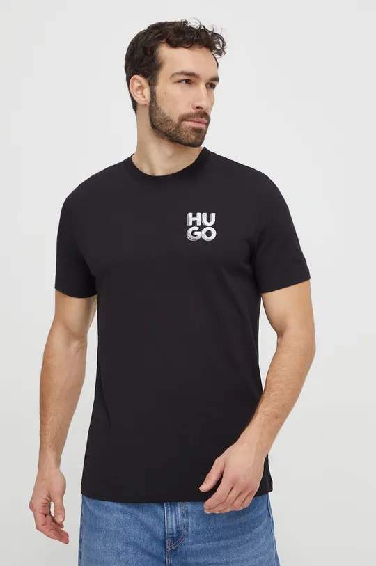 HUGO t-shirt bawełniany 