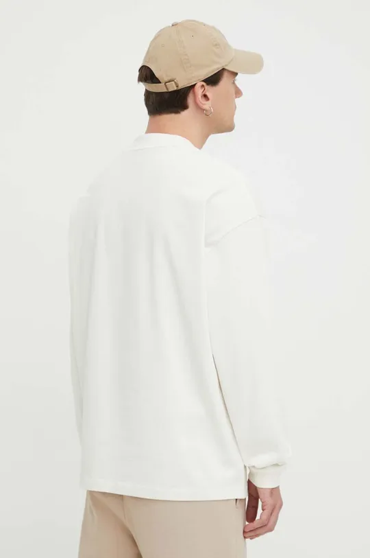 Bavlnené tričko s dlhým rukávom HUGO 100 % Bavlna