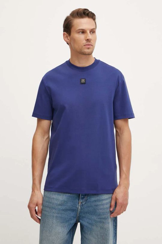 Abbigliamento HUGO t-shirt in cotone 50505201 blu navy