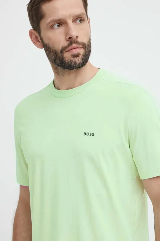 πράσινο Μπλουζάκι Boss Green Ανδρικά
