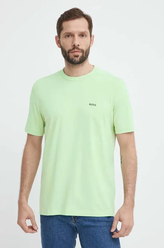 Kratka majica Boss Green zelena