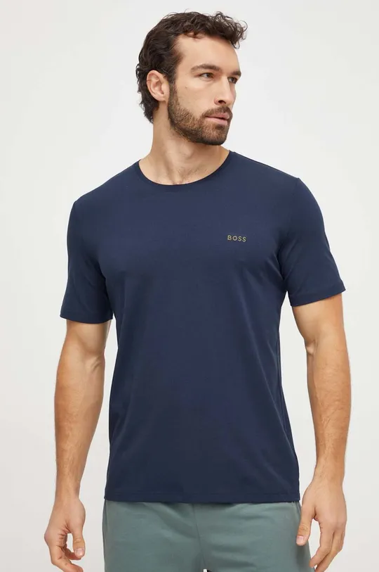 mornarsko plava Homewear majica kratkih rukava BOSS Muški
