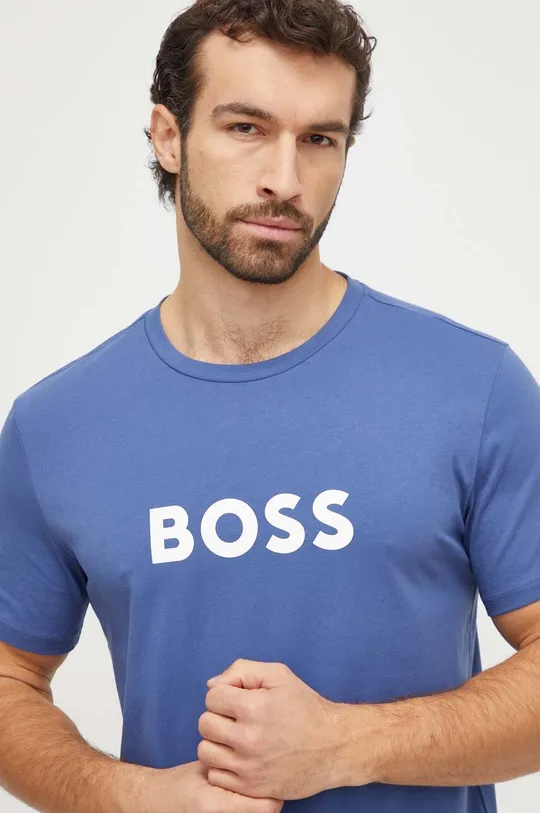 Βαμβακερό μπλουζάκι BOSS 