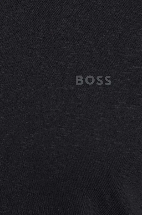 čierna Bavlnené tričko Boss Orange