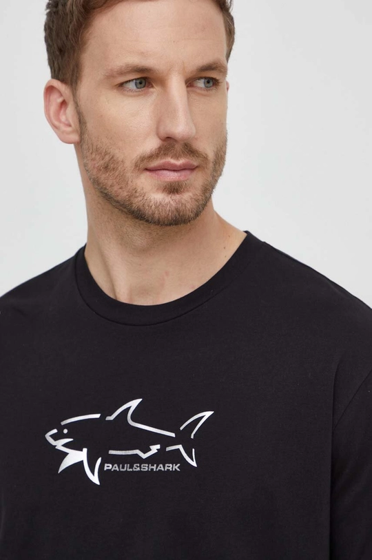 nero Paul&Shark t-shirt in cotone Uomo