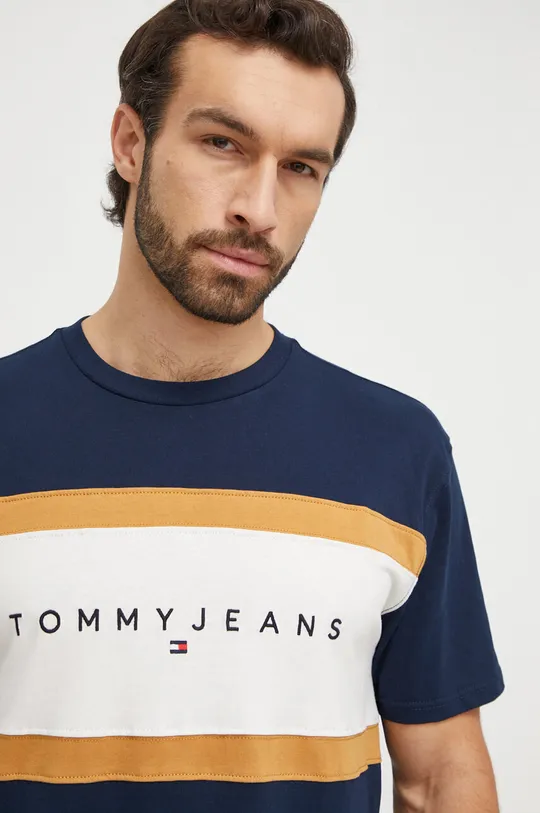 Хлопковая футболка Tommy Jeans 100% Хлопок