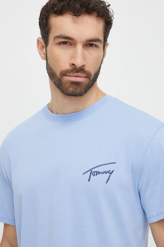 Βαμβακερό μπλουζάκι Tommy Jeans 100% Βαμβάκι