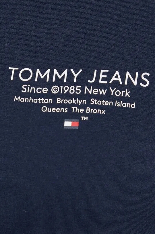 mornarsko modra Bombažna kratka majica Tommy Jeans