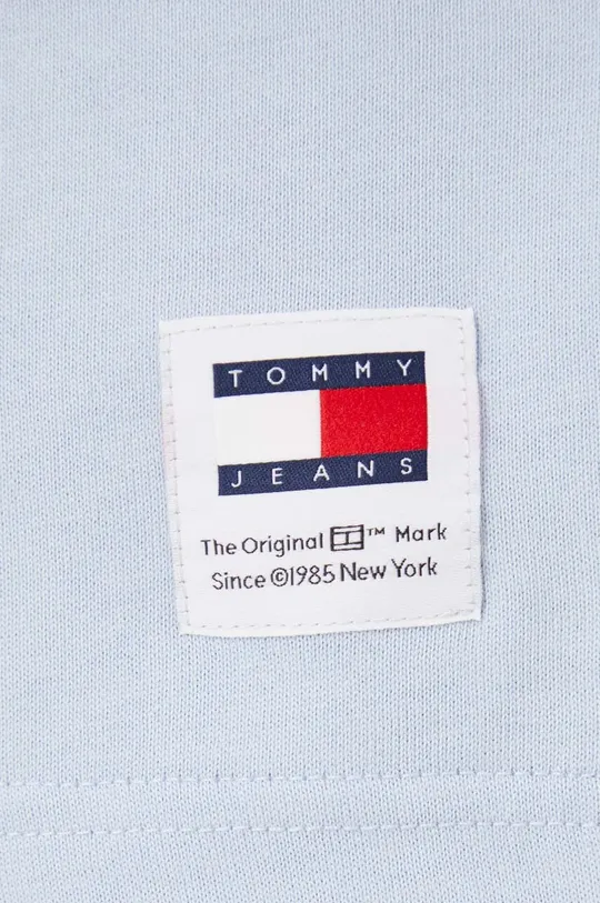 niebieski Tommy Jeans t-shirt bawełniany